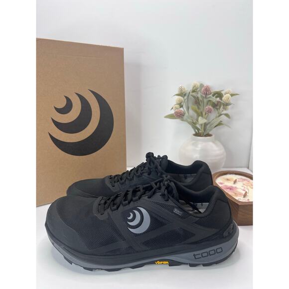 Topo Athletic Terraventure 4 Waterproof Trail Running Shoes Black Men 12.5 main image 3